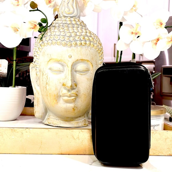 My Touch Black Travel Electronics Cable Hardshell Bag, 7” x 4”. - Picture 7 of 9